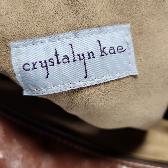 CRYSTALYN KAE VEGAN LEATHER large shoulder tote - Picture 8 of 8